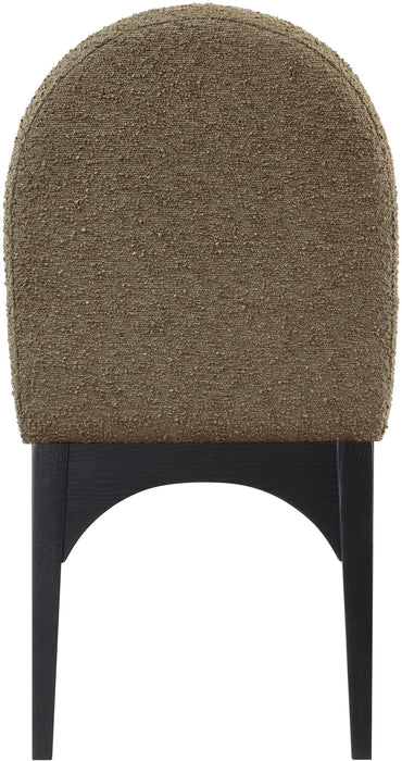 Waldorf - Boucle Dining Side Chair With Black Legs