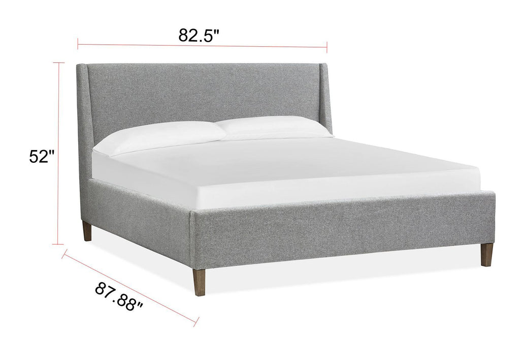 Lindon - Complete Upholstered Island Bed