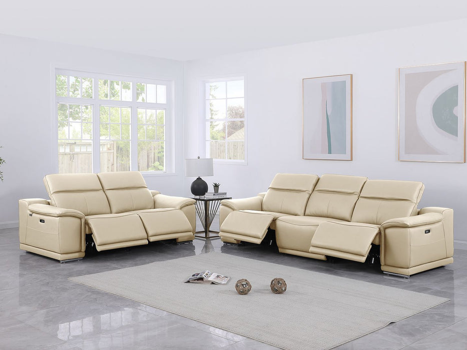9762 - 5-Piece Modular Power Reclining Sofa And Loveseat Set 5 Power Recliners In