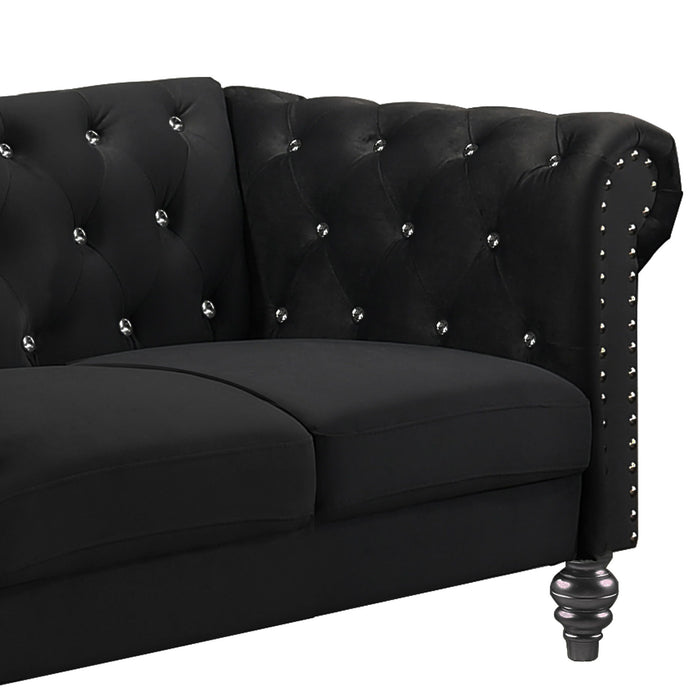 Emma - Crystal Loveseat