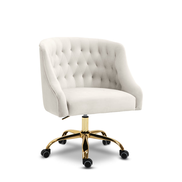 Arden - Office Chair with Gold Legs