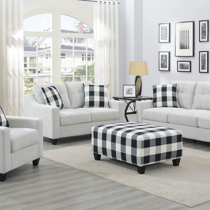 Darcey - Loveseat - White