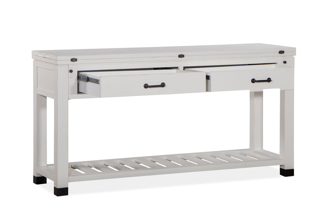 Harper Springs - Flip Top Sofa Table - Silo White