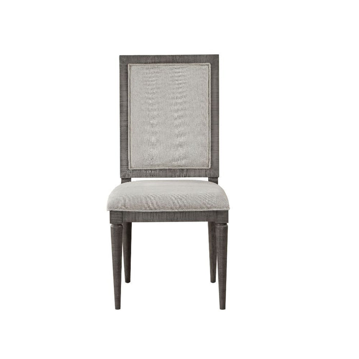Artesia - Side Chair (Set of 2) - Beige Fabric & Salvaged Natural