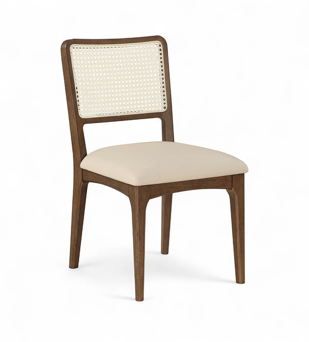 Atrium - Upholstered Seat Dining Chair With Brushed Brown Base (Set of 2)