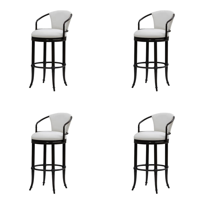 Otis - Upholstered Swivel Bar Height Barstool
