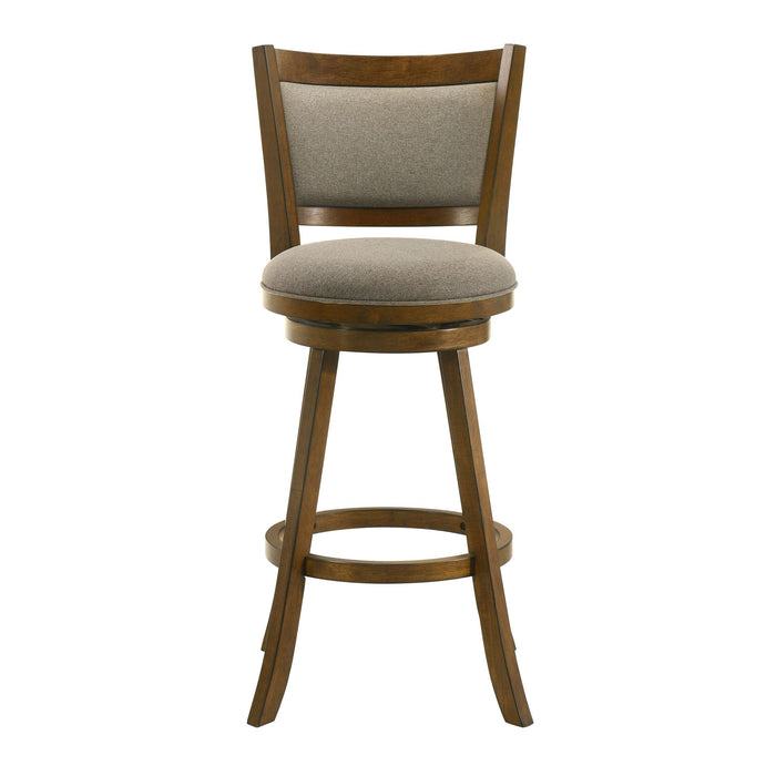 Aiden - Modern Farmhouse Swivel Wood Bar Height Kitchen Bar Stool