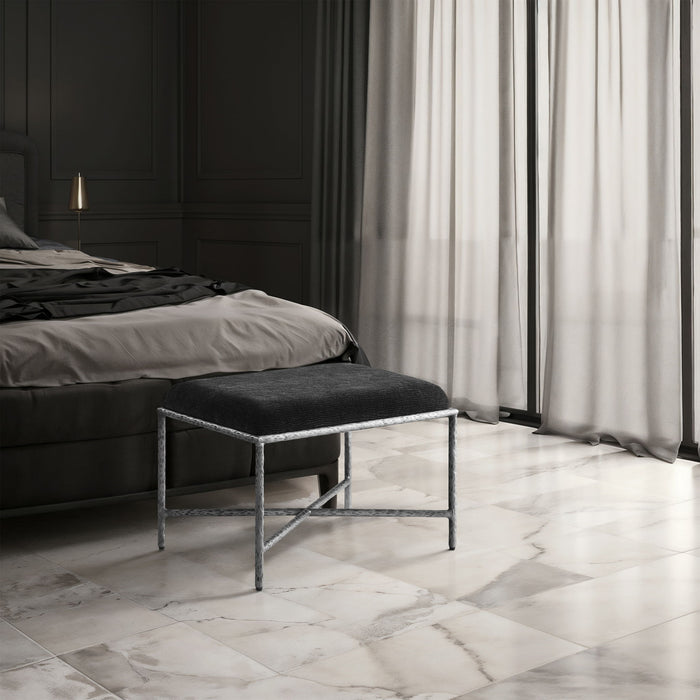 Valley - Bench With Silver Frame