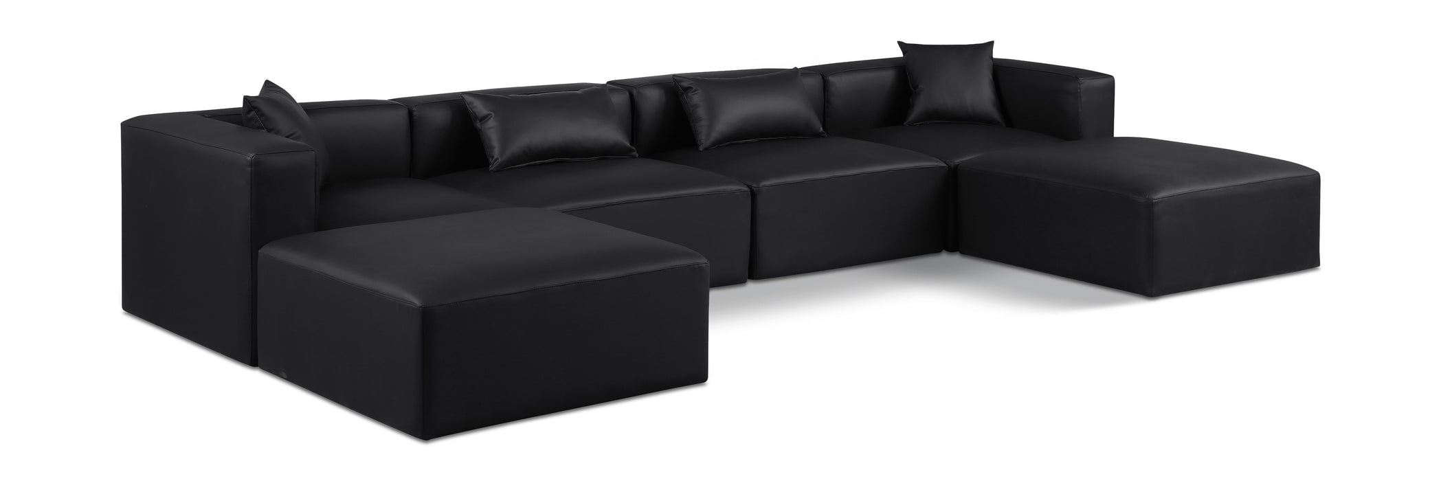 Cube - 6 Piece Modular Double Chaise Sectional
