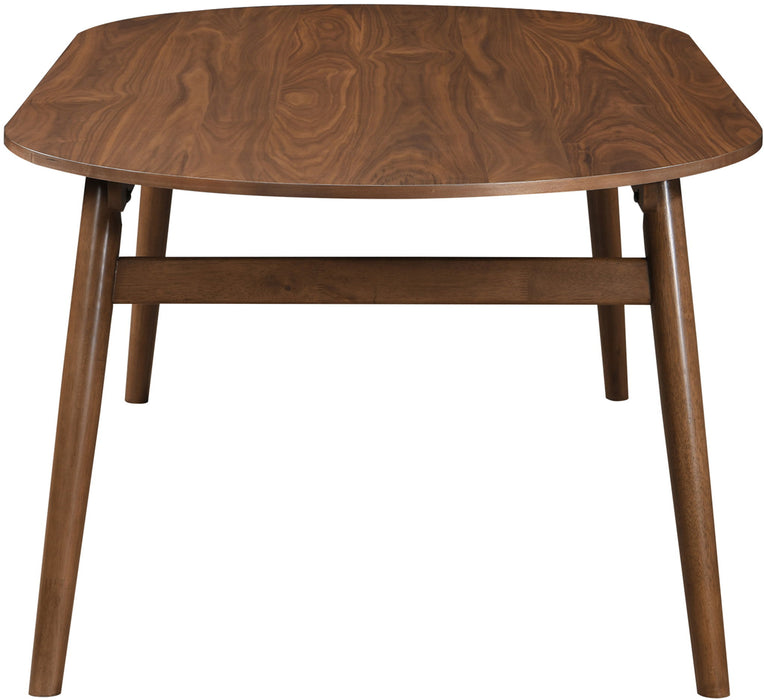 Leesa - Solid Wood And Walnut Veneer Dining Table