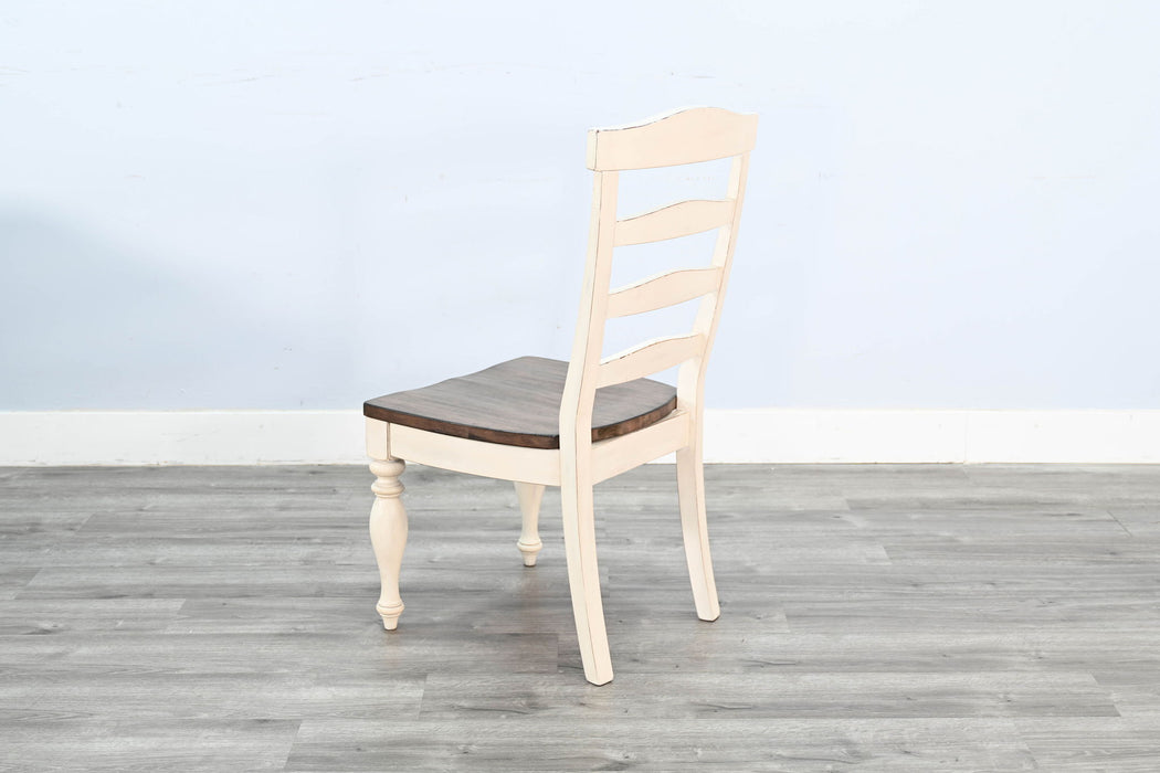 Pasadena - Wood Ladderback Chair (Set of 2) - Buckskin / Marble White