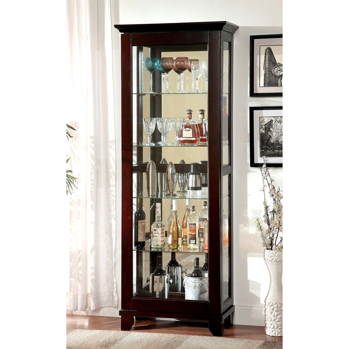 Ludden - Curio - Dark Walnut