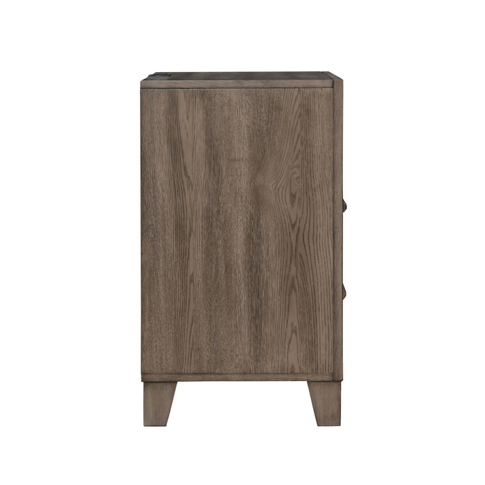 Harrisburg - 2 Drawer Nightstand - Walnut