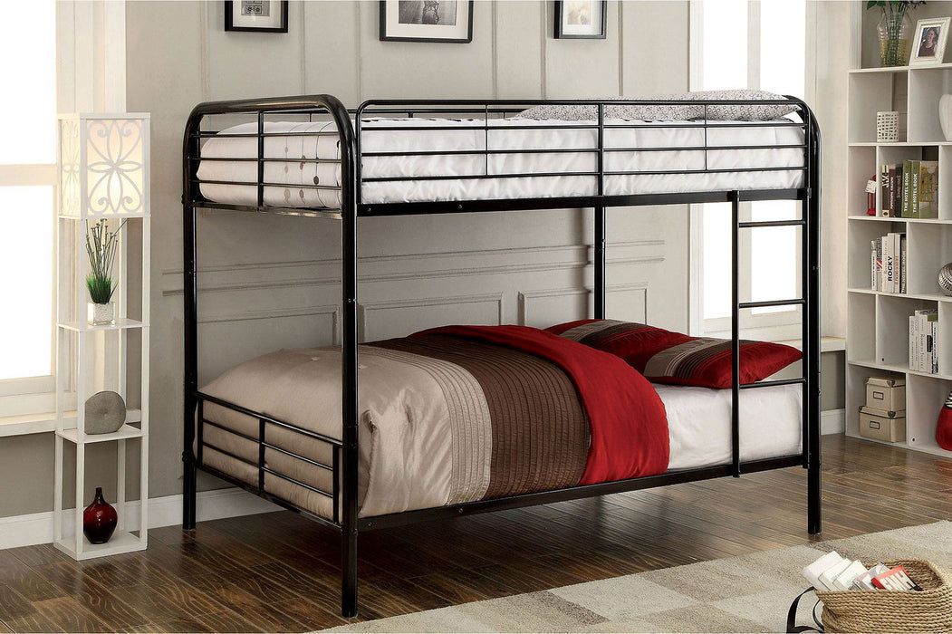 Brocket - Full Over Full Bunk Bed - Black - Metal