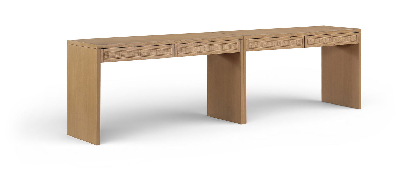 Avro - Solid Wood And Oak Veneer Desk