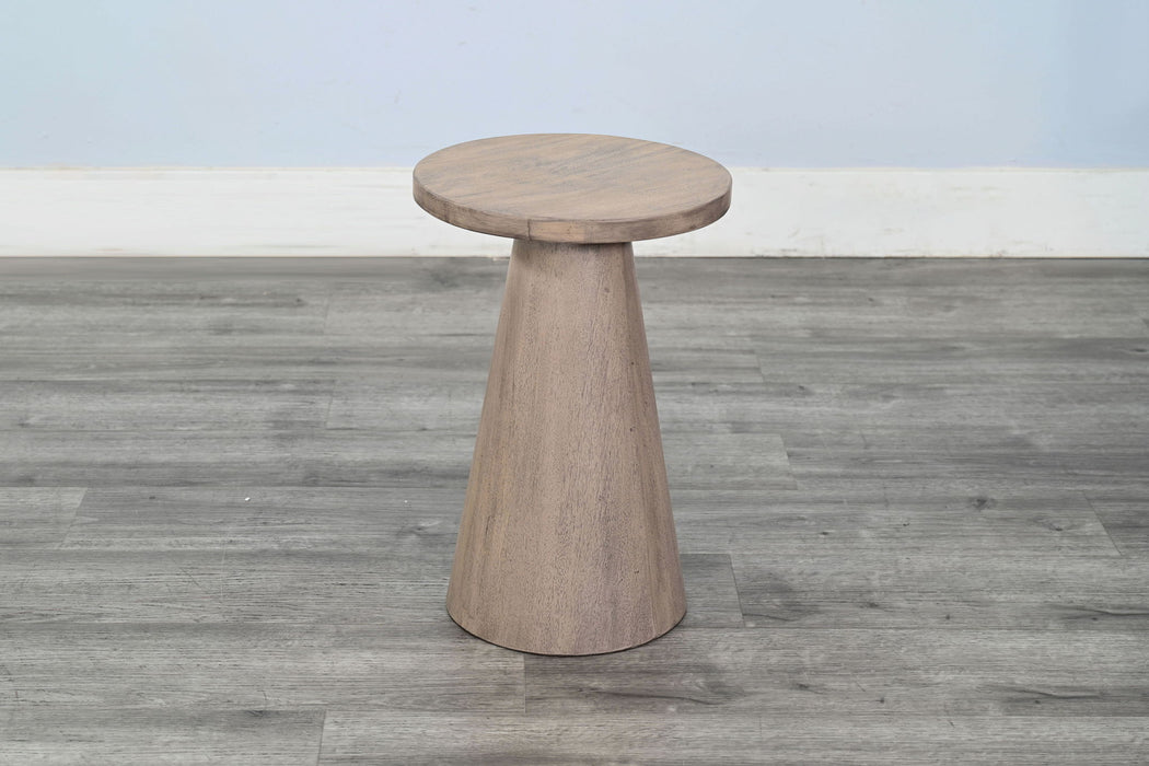 Felicity - Modern Solid Wood Pedestal Side Table