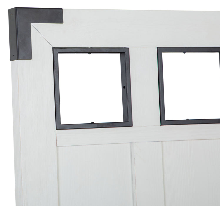 Harper Springs - Complete Panel Storage Bed With Metal Headboard