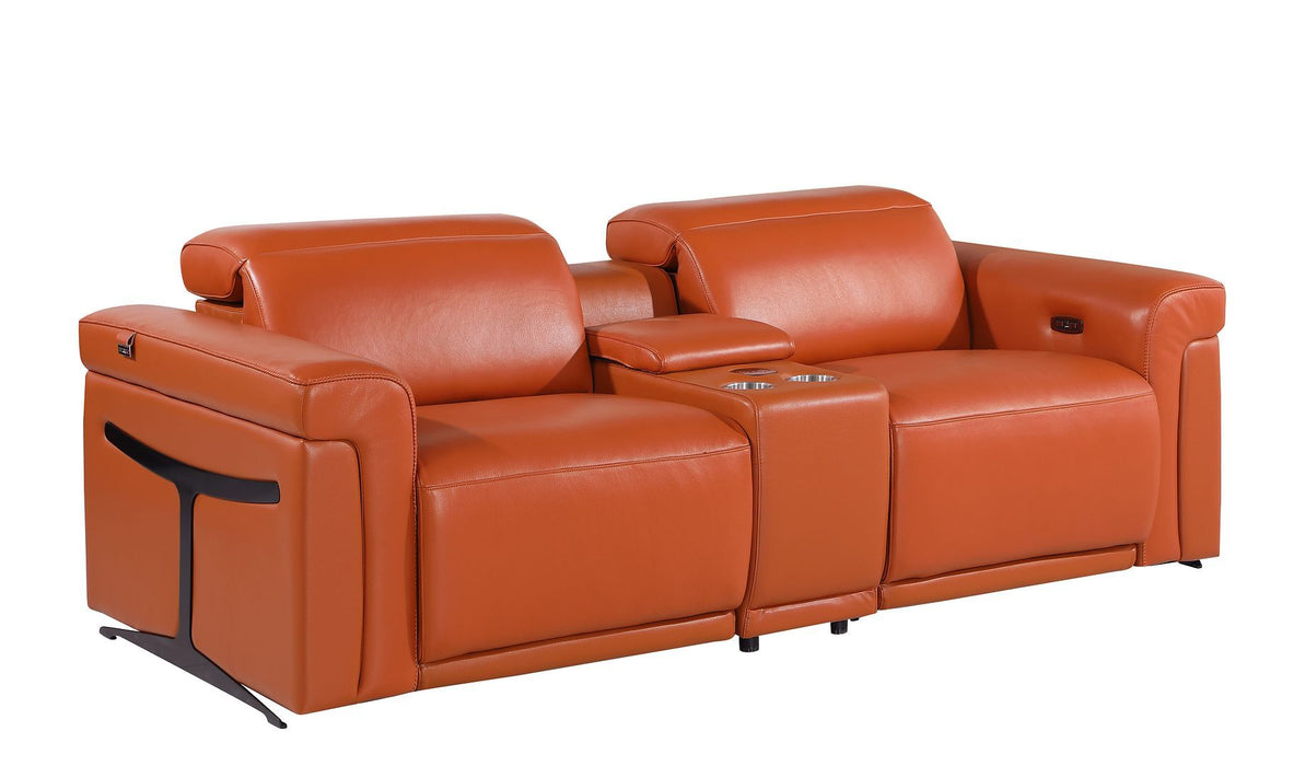 1126 - 3-Piece Modular Power Reclining Loveseat In With 2 Power Recliners & Power Headrests