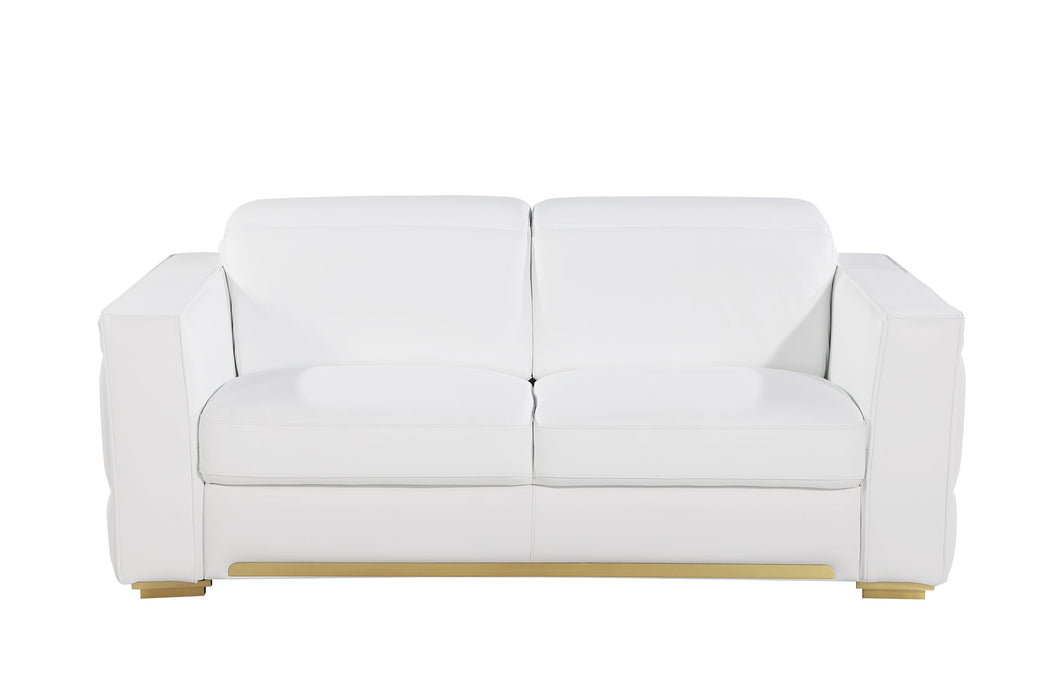 1120 - Leather Loveseat