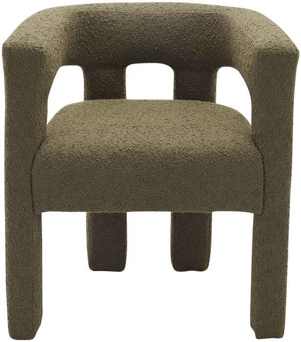Athena - Boucle Fabric Dining Chair
