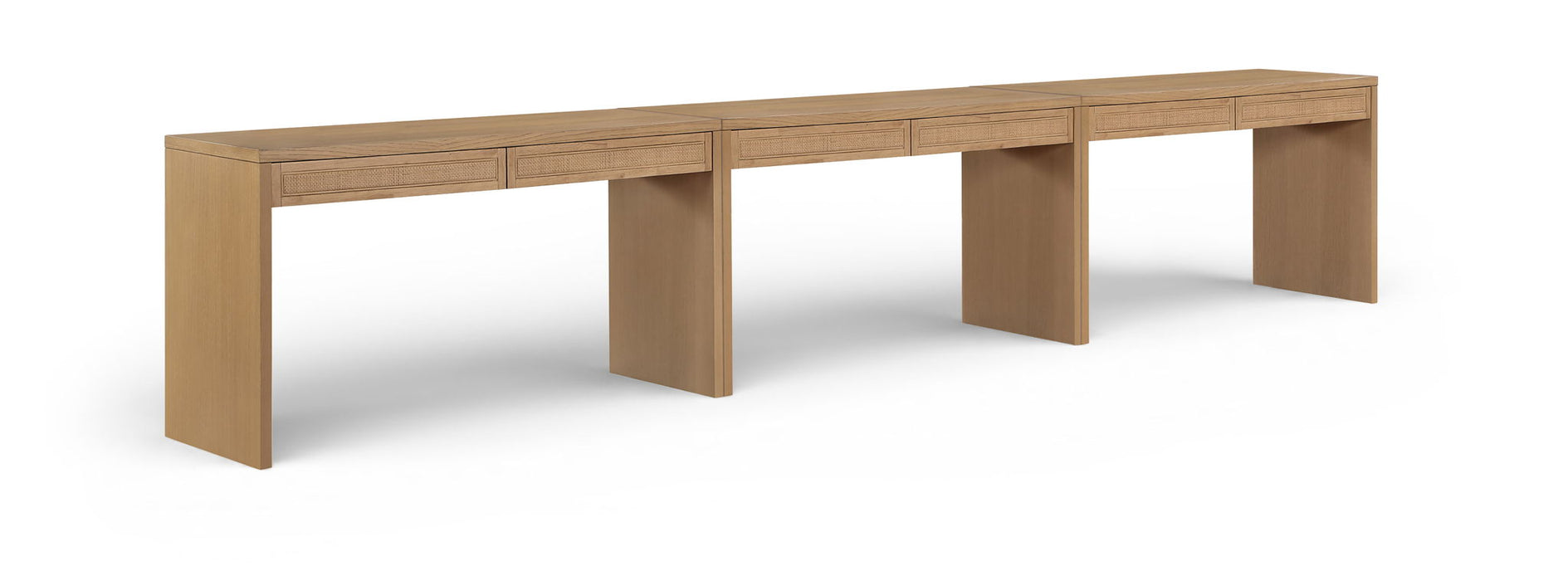 Avro - Solid Wood And Oak Veneer Desk