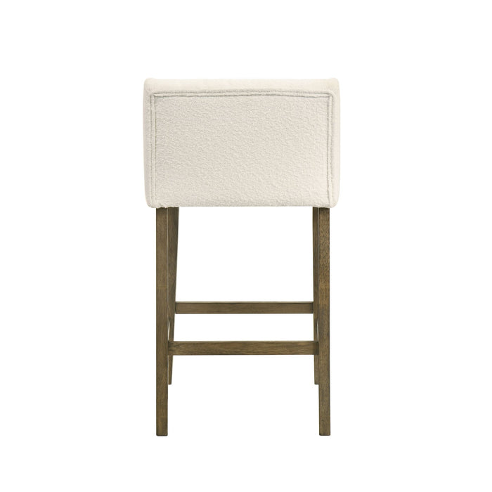 Fauna - Modern Transitional Wood Counter Height Kitchen Bar Stool