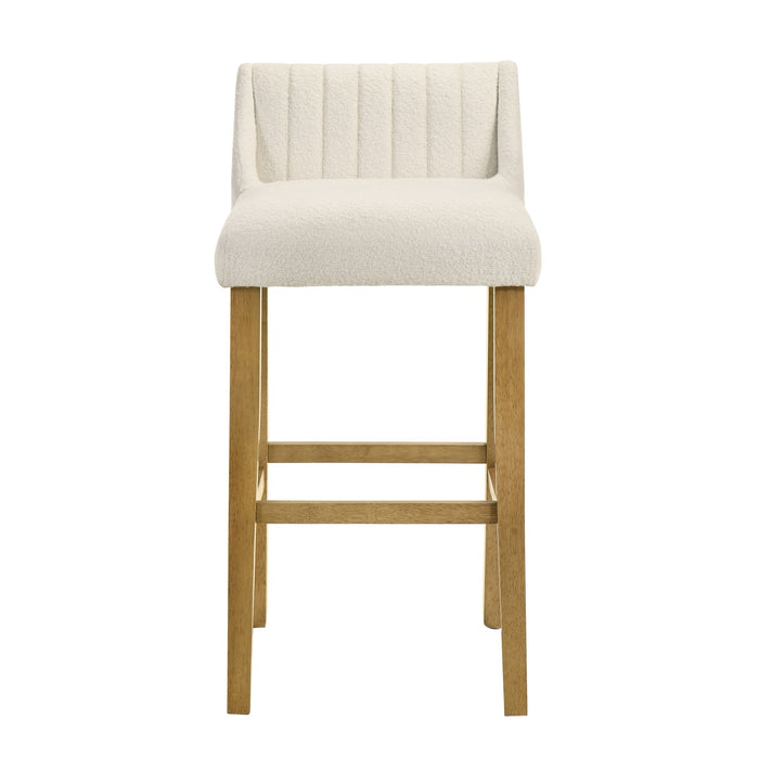 Fauna - Modern Transitional Wood Bar Height Kitchen Bar Stool