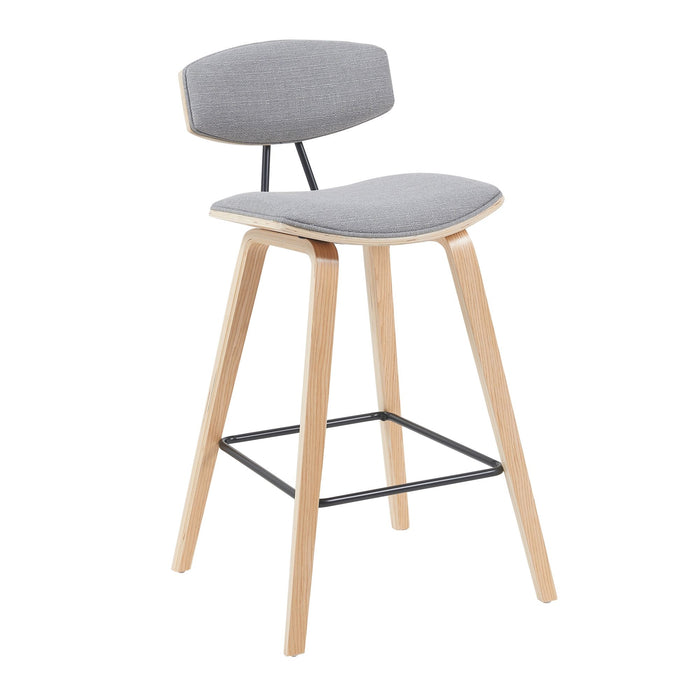 Fox - Swivel Bar Height Stool - Light Brown
