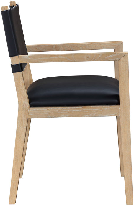 Avon - Vegan Leather Dining Arm Chair