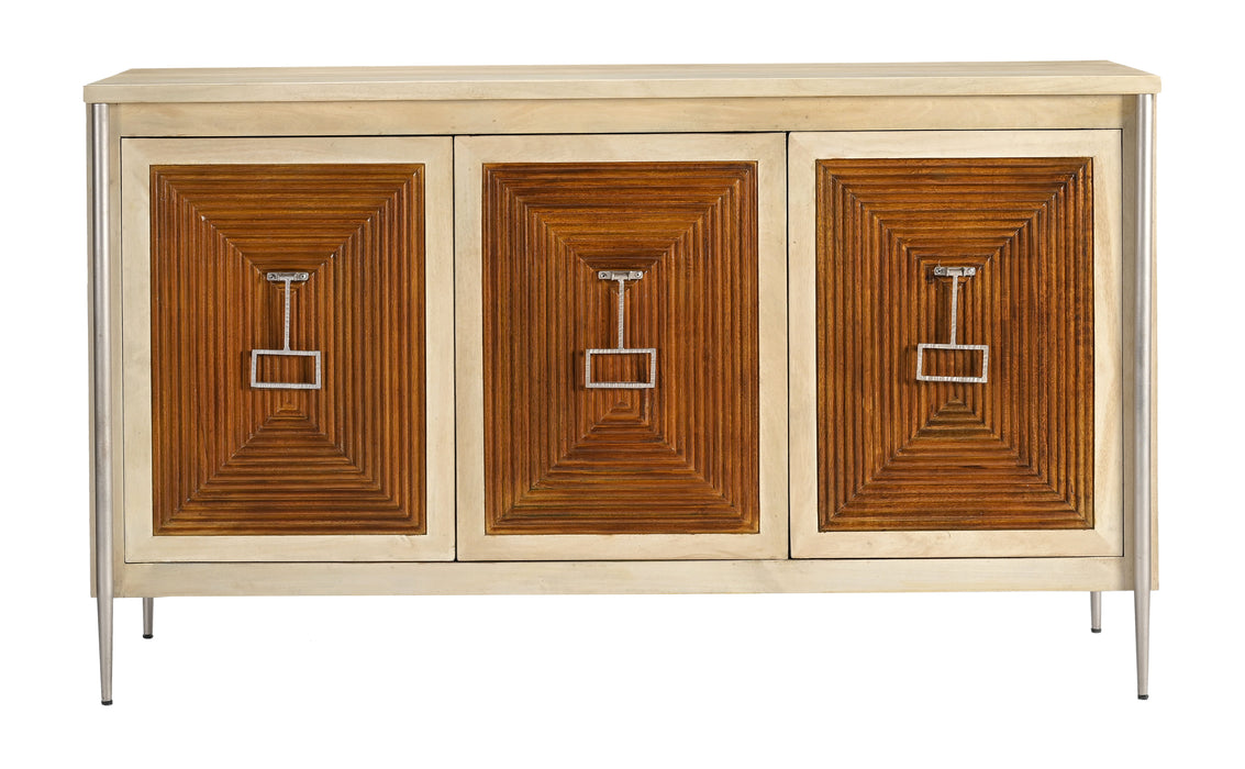 Abita - Three Door Credenza - Cream / Honey