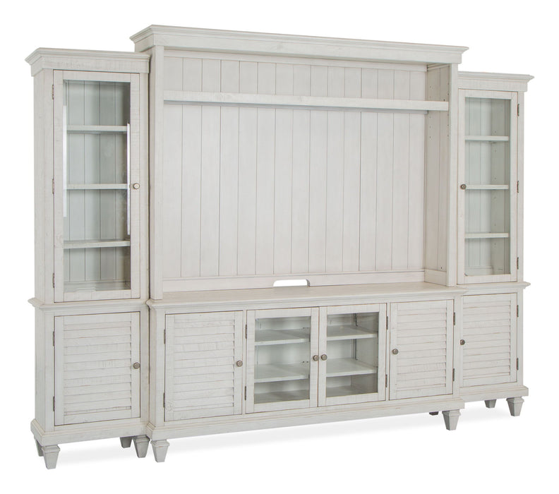 Newport - Wood Hutch - Alabaster