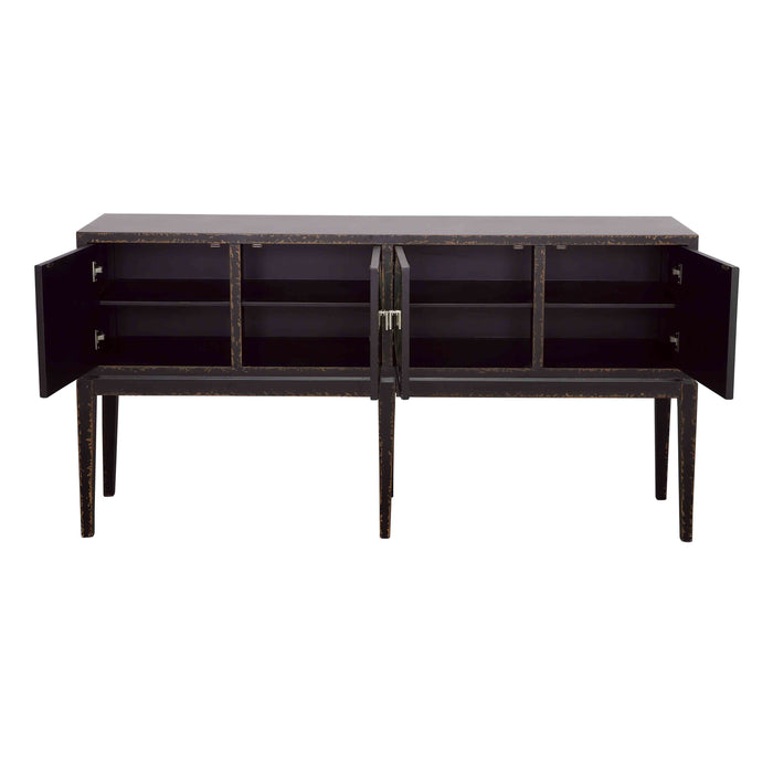 Nocturne - Four Door Console - Textured Black