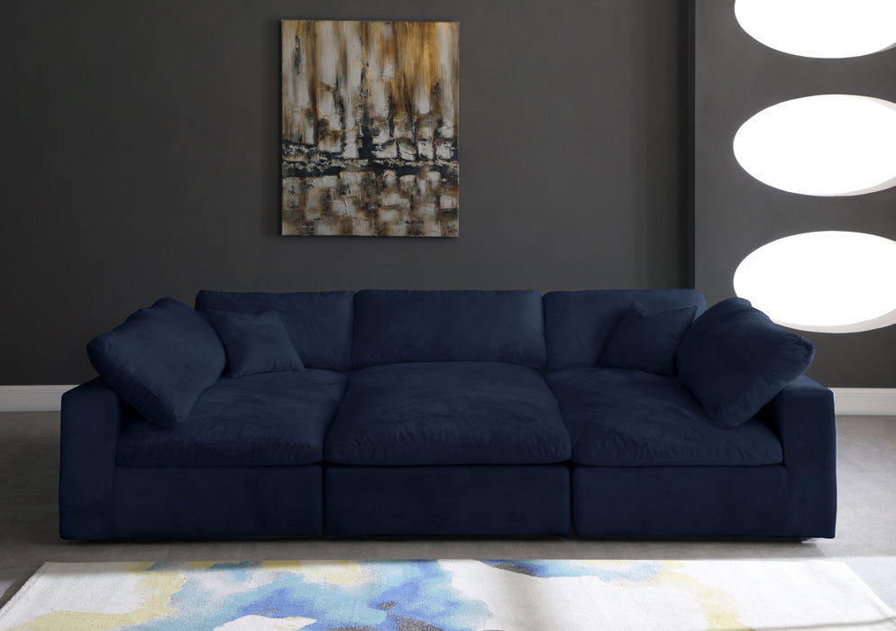 Cozy - Modular Sectional 6 Piece Cloud - Navy