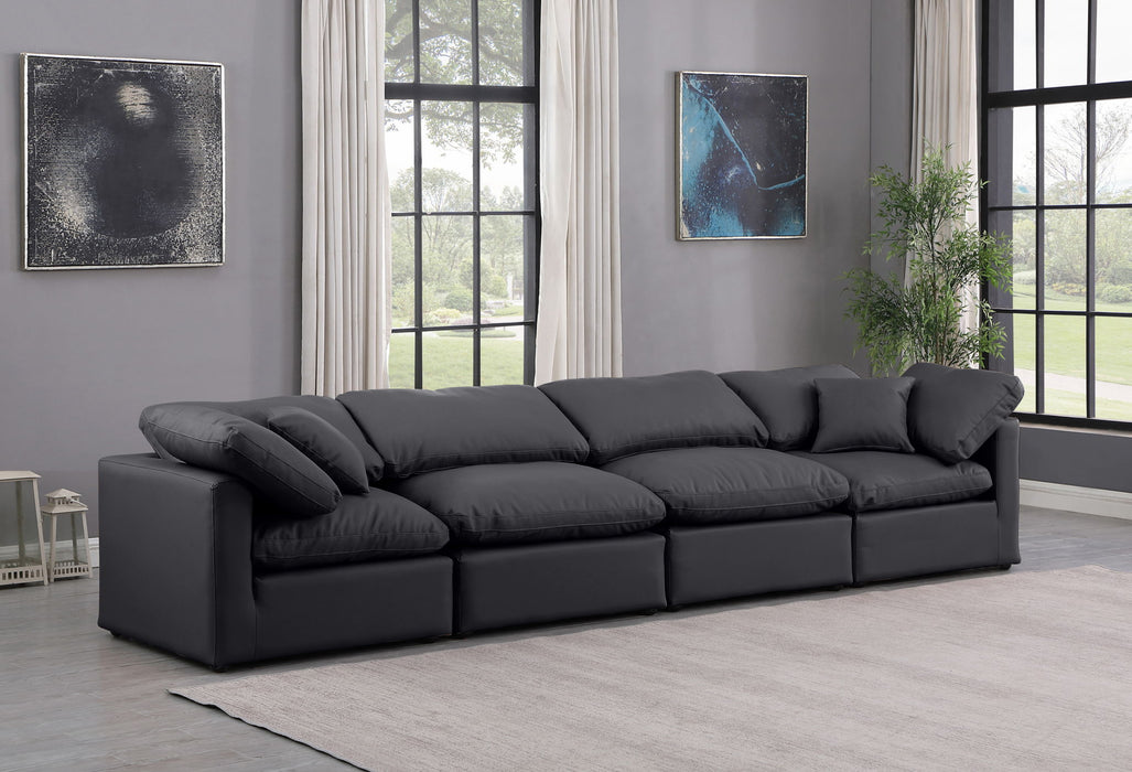 Indulge - Faux Leather 4 Seat Modular Sofa