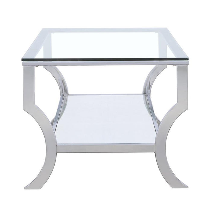 Saide - Rectangular Glass Top Table