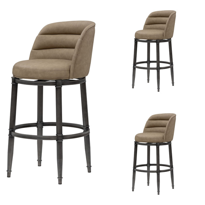 Eunice - Faux Leather Upholstered Swivel Barstool