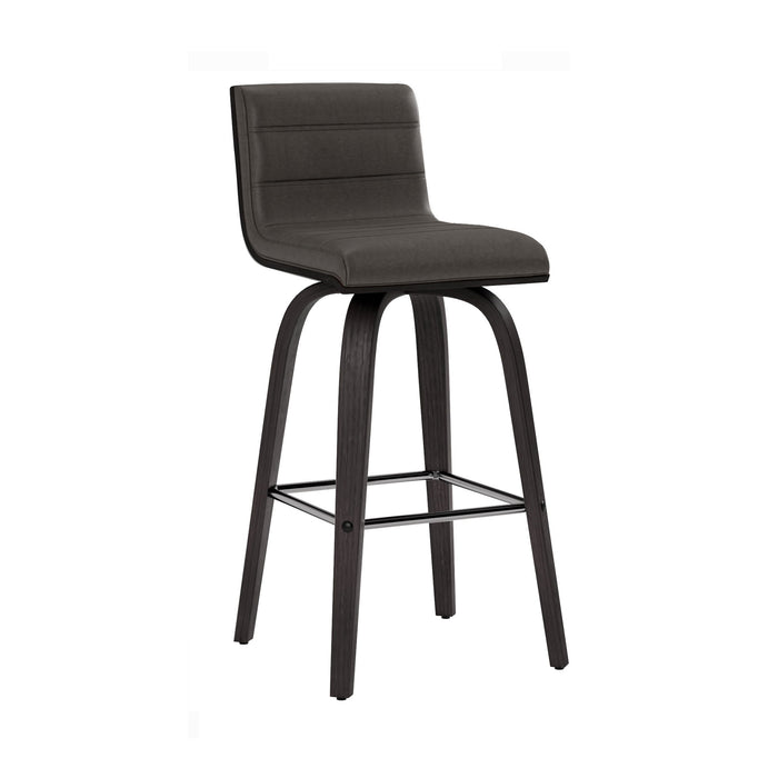 Vienna - 26" Swivel Counter Stool - Black Wood