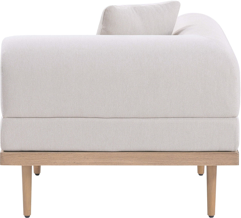 Laguna - Resilient Water Resistant Fabric Upholstered Outdoor Patio Modular Corner Chair