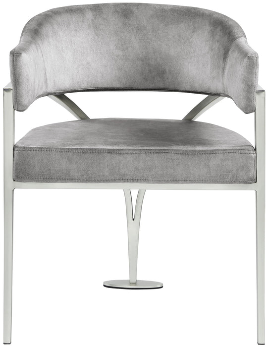 Madelyn - Dining Chair (Set of 2) - Brushed Chrome
