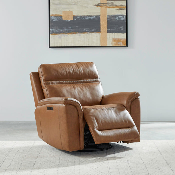 Cooper - Swivel Glider Recliner P3 - Camel