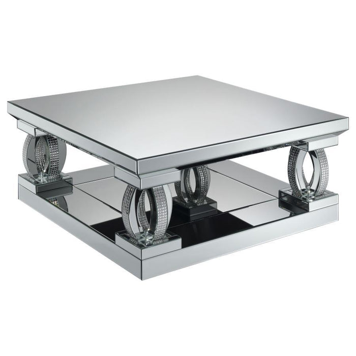 Amalia - Mirrored Coffee Table Set