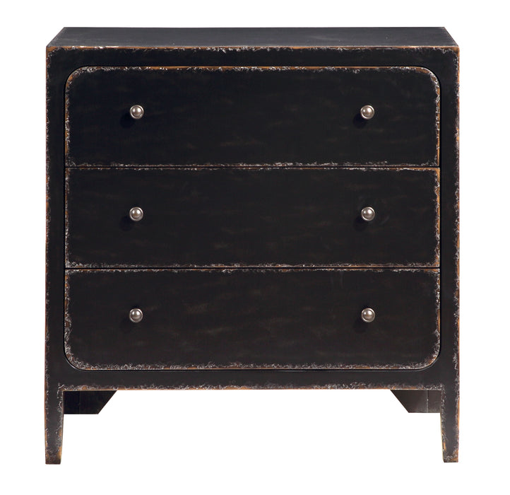 Maxfield - Three Drawer Chest - Patterson Aged Black