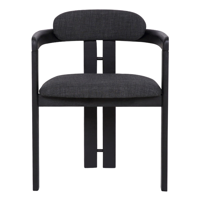 Jazmin - Contemporary Dining Chair (Set of 2) - Black / Charcoal