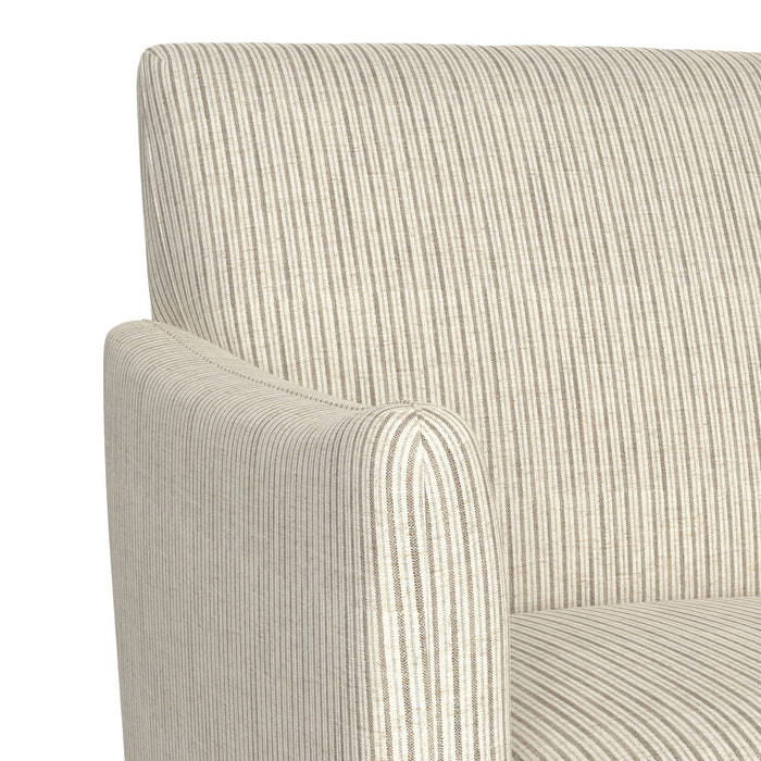 Letty - Accent Chair - Ash Stripe