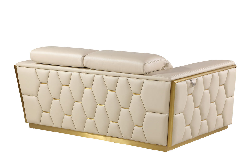 1111 - Leather Living Room Set