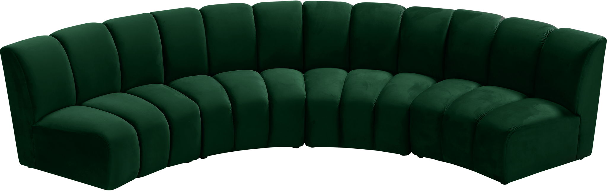 Infinity - 4 Piece Velvet Modular Sectional