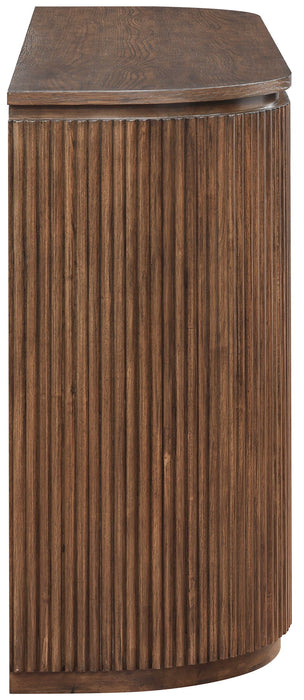 Astrid - Solid Wood And Oak Veneer Console Table