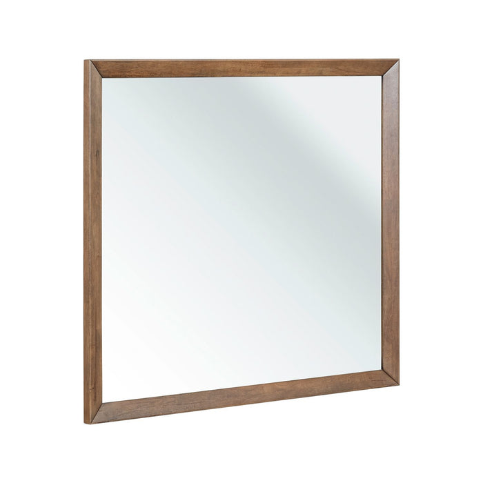 Century Modern - Landscape Mirror - Light Brown