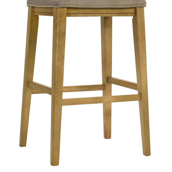 Jane - Contemporary Transitional Wood Bar Height Kitchen Bar Stool