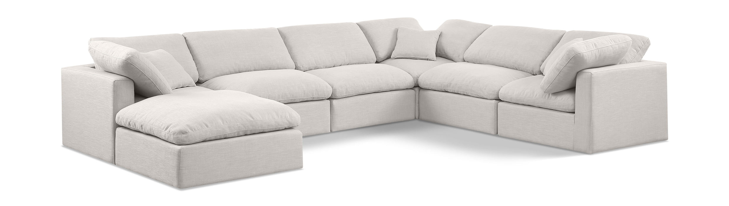 Indulge - Linen 7 Piece Modular Sectional